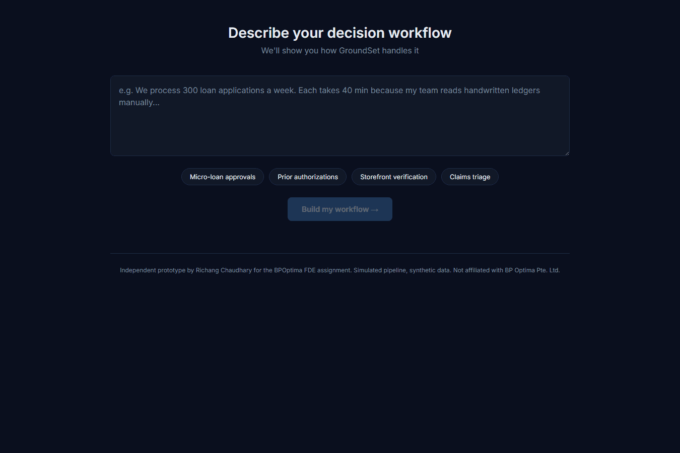 GroundSet Workflow Generator preview