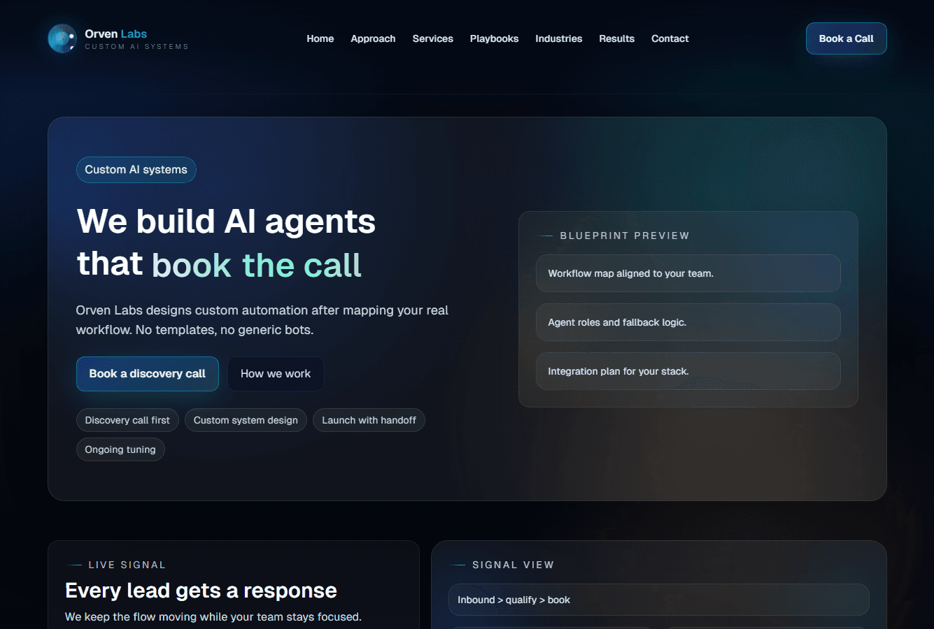 OrvenLabs preview